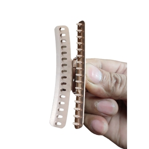 Nuovo Prodotto 2026: Fermaglio per Capelli Grande in Metallo alla Moda, Fermaglio Segmentato in Alluminio - Product Image 1