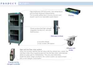 יעילות גבוהה אנרגיה חיסכון חנקן ארון 540l 1%-60% rh עבור אלקטרוניקה מוליכים למחצה - Product Image 5