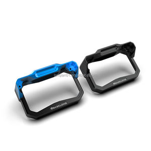 Per CFMOTO Ibex 450 450MT: Protezione TFT in Alluminio per <span class=keywords><strong>Moto</strong></span> con Visiera Parasole, Cornice Coprimetro e Schermo Antiabbagliamento - Product Image 1