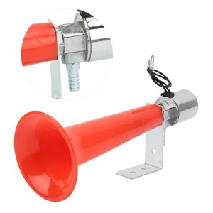 แตรลมสีแดง 180 เดซิเบล อเนกประสงค์ 12V/24V สำ<span class=keywords><strong>ห</strong></span>รับรถบ้าน รถบรรทุก รถ SUV รถจักรยานยนต์ - Product Image 1