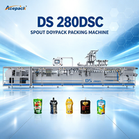 Machine de remplissage et d'emballage horizontale ACEPACK DS-280DSC pour sachets à bec verseur, idéale pour les aliments, les boissons, les sauces et les shampoings en usine