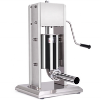 Embutidora דה Salchichas 5L מסחרי נירוסטה אנכי ידנית נקניק Stuffer מלית מילוי ביצוע מכונת