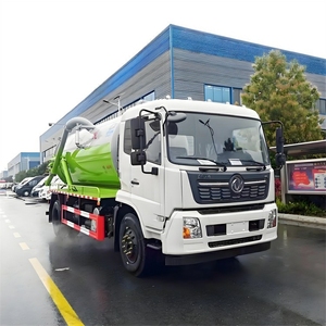 Camión de Vacío para Limpieza de Fosas Sépticas y Recolección de Aguas Residuales Dongfeng 4X2 de 12000 Litros, Directo de Fábrica - Product Image 1