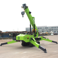 Mini-grue araignée hydraulique haute performance CE 3 tonnes, grue mobile métallique 5 tonnes, 8 tonnes, 1-14T, sécurité ISO, utilisation facile, commodité