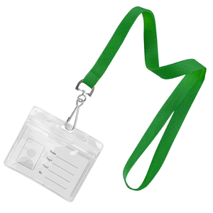 สายคล้องคอแบบกำหนดเองขายส่ง ที่ใส่บัตรพลาสติก PVC สายคล้องกุญแจ สายคล้องคอโพลีเอสเตอร์ - Product Image 6