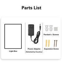 Cadre d'affichage LED ultra-mince en aluminium A4/A3/A2/A1 personnalisé pour publicité intérieure suspendue et menu – Vente en gros