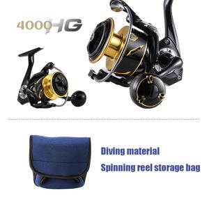 Ancien Chasseur Japon Noir or Métal Spinning Jigging Reel <span class=keywords><strong>Saltist</strong></span> 4000HG 10kgs Drag Boat Popping Reel - Product Image 6