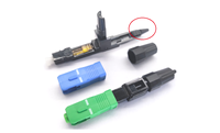 Conector de Pre-Pulido Rápido FAC UPC APC OEM Azul Verde SC PC FTTH, Equipo de Fibra Óptica de Ensamblaje Rápido, Reutilizable 04 SC