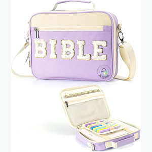 Muestra gratis Source Factory Crossbody Big Bible Messenger Purse Bag para mujer con cremallera y compartimentos - Product Image 1