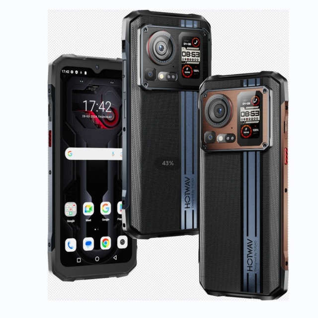 HOTWAV Cyber 15 Rugged Smartphone 12+256GB Helio G99 Octa-core 6280mAh Face ID Ambient Light Shockproof 6.6 Inch Phone