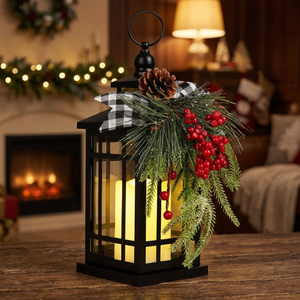 Premium Handmade Iron Candle <b>Lantern</b> Elegant Decorative Holder for <b>Tealight</b> & Pillar Candles Christmas Home & Garden Decor - Product Image 2