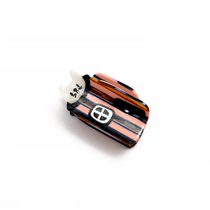 Pinza de Pelo con Diseño de Casa de Dibujos Animados, Unisex, con Diseño de Gato Dibujado a Mano y Mecanismo de Resorte Duradero - Product Image 3