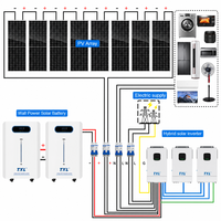 30kW 35kW 36kW 60kWh 8000 Cycles CE IEC ISO MPPT Système solaire à onduleur à onde sinusoïdale pure, connecté au réseau et en mode autonome, avec batterie au lithium et données en temps réel