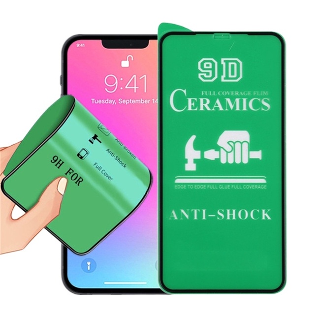 High clear 9D Ceramic Glass Flexible Screen Protector Anti-broken for iphone MAX XS XR 11 12 13 14 PRO Max Screen Protector