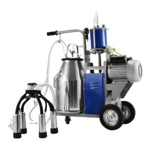 Ordeñador portátil de vaca 304 Cubo de ordeño de acero inoxidable Tanque Barril 25L - Product Image 1