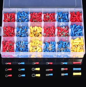 Good Quality <strong>Terminal</strong> Kit <strong>Spade</strong> Connector <strong>Assortment</strong> 1200pcs Insulated Splice Electrical Wire Crimp <strong>Terminal</strong> Assorted Kits - Product Image 6