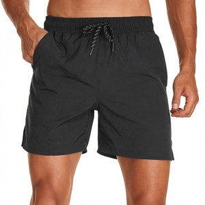<b>Men's</b> Quick Dry Breathable Sports <b>Shorts</b> Drawstring Mid Waist Stretch Training Running <b>Shorts</b> - Product Image 1