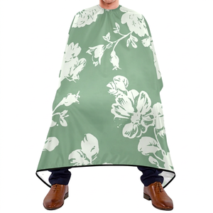 Capes de coiffeur professionnelles écologiques de qualité supérieure Nouveau design Dernière mode en polyester de couleur unie pour une utilisation en salon - Product Image 1