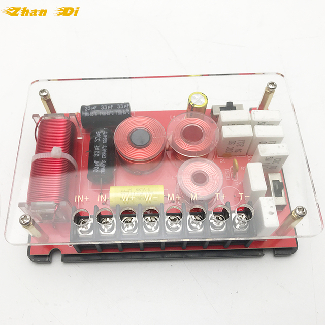 Factory Direct High Quality 3-Way ABS Frequency Divider Auto Audio Accessories Component Speaker for Car Audio System