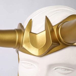 CAFELE Loki Helmet Horns Cosplay Costume Accessory Plastic Adult Unisex Halloween Party Prop B0DBR1LMJ3 - Product Image 4