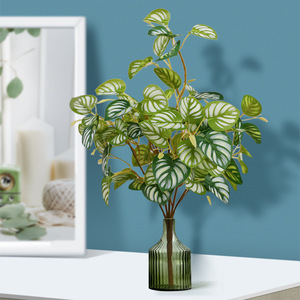 Artificial Greenery Plant 44 Cm High Simulation Leaves Silk Flower Indoor Decor - Product Image 2