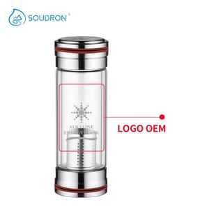 SOUDRON nouvelle vente chaude OEM bouteille <span class=keywords><strong>d</strong></span>'<span class=keywords><strong>eau</strong></span> en verre alcalin 250ml plusieurs couleurs bouteille en verre <span class=keywords><strong>d</strong></span>'<span class=keywords><strong>eau</strong></span> Portable - Product Image 5