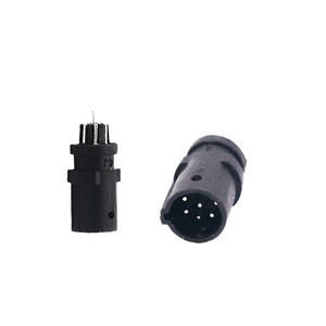 Terminales de Conexión para Cableado Automotriz, 2P, Carcasa de PVC Negra, Contacto de Cobre, Inserción Recta, Conectores Automáticos - Product Image 3