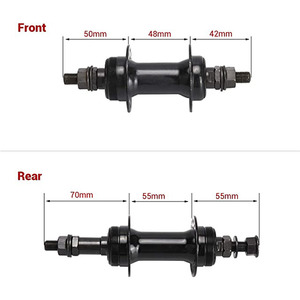 Moyeux de freins à disque avant et arrière, 6 boulons, 36 trous, pour <span class=keywords><strong>vtt</strong></span>, Compatible avec frein à disque à 6 rayons, axe Thru, en métal - Product Image 6