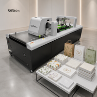 Mesin Printer Giftec A3 Single Pass dengan Pengumpan Serbet Otomatis untuk Mencetak Serbet Kertas, Tisu, Kertas Pembungkus