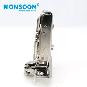 Charnières de meuble dissimulées à fermeture amortie en acier inoxydable pour portes d'armoires de cuisine, collection Monsoon Hardware - Product Image 6