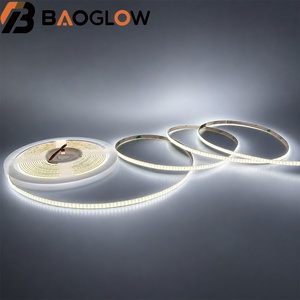 แถบไฟทองแดงแบบสองสาย Bhj-Cob-600d ขนาด 35/35  12v/24v 14w/M แผงวงจรพิมพ์ 5 มม. 2700k-6500k ค่า CRI สูง สำหรับตกแต่งโคมไฟตู้ - Product Image 1