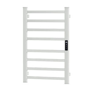 Sèche-serviettes électrique mural ou sur pied à 8 barres <span class=keywords><strong>avec</strong></span> réglage de la température et <span class=keywords><strong>minuterie</strong></span> 0-24 heures - Product Image 3