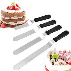 Espátula Decorativa Recta <span class=keywords><strong>de</strong></span> Acero Inoxidable Súper Económica para Pasteles - Product Image 1