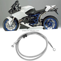 Benutzerdefinierte Farbe LOGO Länge 300-2500mm Stahlummantelte Motorrad-Bremsleitungen Bremskabel Kupplungsschläuche Bremsschläuche