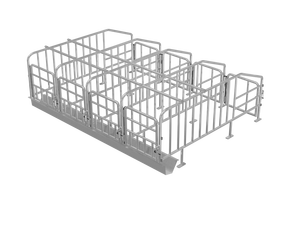 Chất Lượng Cao Gieo Mang Thai Lợn Mang Thai Crate Lợn Gian Hàng - Product Image 3