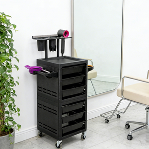 Professional Salon Equipment 6 Drawers Salon Rolling Cart With Hair Extension Rack for Hair Salon Barber Shop - Product Image 5