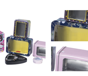 Hộp Thiếc Bằng Nhôm Hình Chữ Nhật Rỗng Với Cửa Sổ <span class=keywords><strong>Pvc</strong></span> Rõ Ràng - Product Image 3