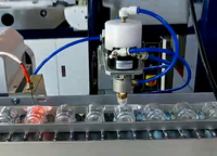 Máquina automática de serigrafía para botellas de ampollas