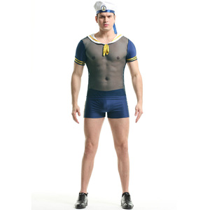 Pantalones Cortos de Cosplay para Hombre, Disfraz de Marinero para Halloween, Purim, Discoteca, Carnaval, Fiesta, Sexy - Product Image 6