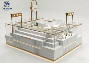 Luxury Modern Custom Jewelry Display for <b>with</b> LED Glass Cabinet | Turnkey Retail Shopfitting Solution - Product Image 3