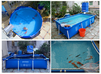 Piscine Hors-Sol Rectangulaire en PVC Intex 28272 pour Enfants et Nourrissons
