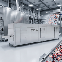 Premium Choice IQF Tunnel Vrieskast voor Biologisch Fruit en Groenten, Lage Dehydratieratio, Duurzame RVS-constructie