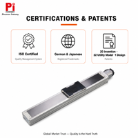 Actionneur linéaire à vis à billes en acier Pi Clean Room, moteur servo 1 axe, course personnalisée 100-1050 mm pour équipement CNC, PCB, SMT