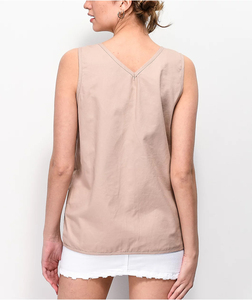 Chaleco de mujer superventas, diseño personalizado, cierre de cremallera, transpirable, secado rápido, ajuste cómodo, ropa exterior informal, Top directo - Product Image 2
