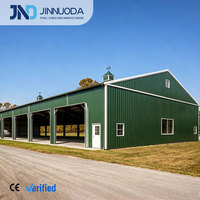Structure en acier écologique pour volailles, structures préfabriquées en acier pour élevages avicoles, hangar en acier pour bétail