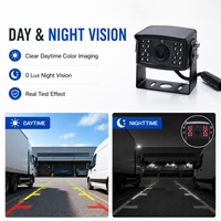 Cámara de Reversa para Flotas Comerciales, CCD AHD 1080P, Sistema de Seguridad para Puntos Ciegos para Camiones, Autobuses y Autocaravanas