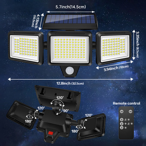 庭院用新型运动传感器太阳能安全灯 - Product Image 2