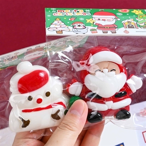 Nouveau jouet musical à presser de Noël, Père Noël, Élan, Bonhomme en pain d'épices, Bonhomme de neige, Cadeau original à dézipper - Product Image 3