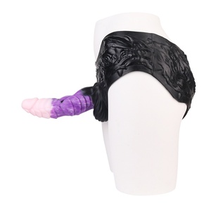 SHAZ3217 Funda de silicona de dragón de fantasía hueca con forma de animal para agrandador de pene y extensor de circunferencia, para travestis, juegos de fetiche en pareja - Product Image 4