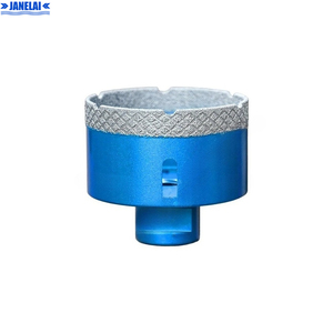 Broca de diamante soldada Janelai modelo 054, multifuncional, para azulejos de porcelana, vidrio, resistente al desgaste, acabado <span class=keywords><strong>azul</strong></span>. - Product Image 3